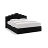 Dream Boxspringbett mit Kopfteil und Stauraum aus Samt in Elfenbein / Schwarz (Magic Velvet 2256,Magic Velvet 2219), 180x200 cm von Micadoni – Bild 1