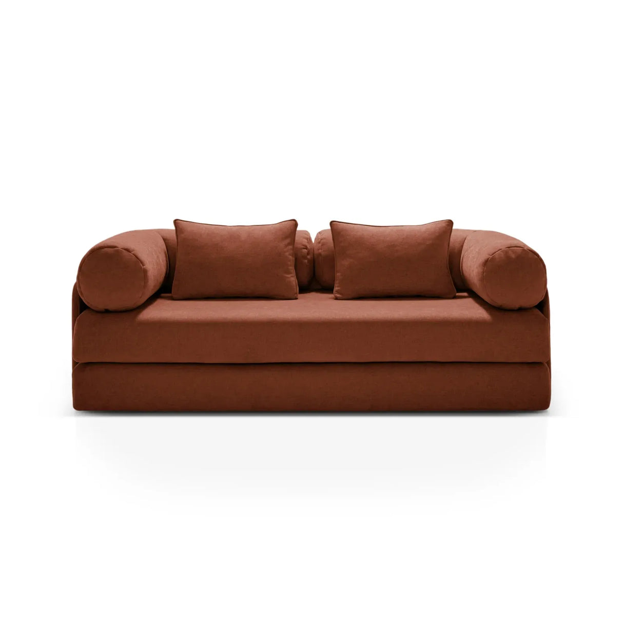 Dreamy 3-Sitzer Sofa mit Schlaffunktion, aus Strukturstoff, 206x95 cm - ZEN ZONE Furniture