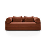 Dreamy 3-Sitzer Sofa mit Schlaffunktion, aus Strukturstoff, 206x95 cm - ZEN ZONE Furniture