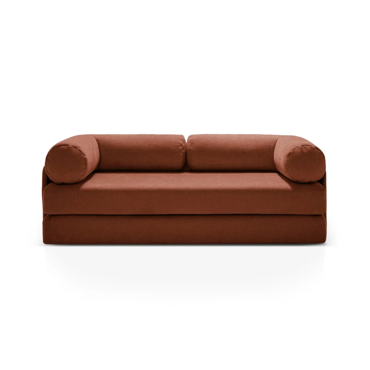 Dreamy 3-Sitzer Sofa mit Schlaffunktion, aus Strukturstoff, 206x95 cm - ZEN ZONE Furniture