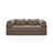 Dreamy 3-Sitzer Sofa mit Schlaffunktion, aus Strukturstoff, 206x95 cm - ZEN ZONE Furniture