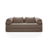 Dreamy 3-Sitzer Sofa mit Schlaffunktion, aus Strukturstoff, 206x95 cm - ZEN ZONE Furniture