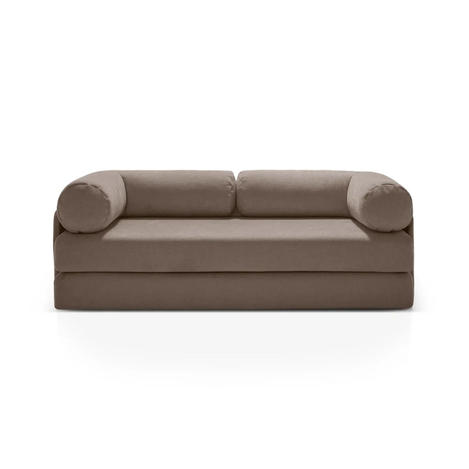 Dreamy 3-Sitzer Sofa mit Schlaffunktion, aus Strukturstoff, 206x95 cm - ZEN ZONE Furniture