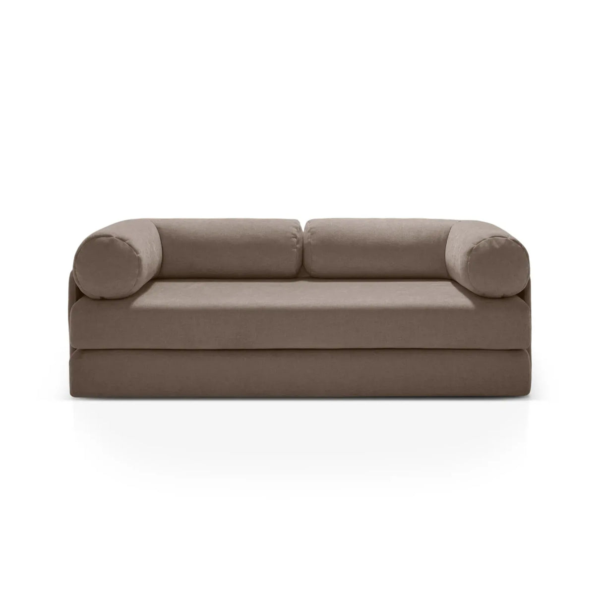 Dreamy 3-Sitzer Sofa mit Schlaffunktion, aus Strukturstoff, 206x95 cm - ZEN ZONE Furniture