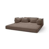 Dreamy 3-Sitzer Sofa mit Schlaffunktion, aus Strukturstoff, 206x95 cm - ZEN ZONE Furniture