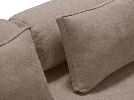 Dreamy 3-Sitzer Sofa mit Schlaffunktion, aus Strukturierter Stoff in Cappuccino (Liberty 5), 206x95 cm von Micadoni – Bild 9