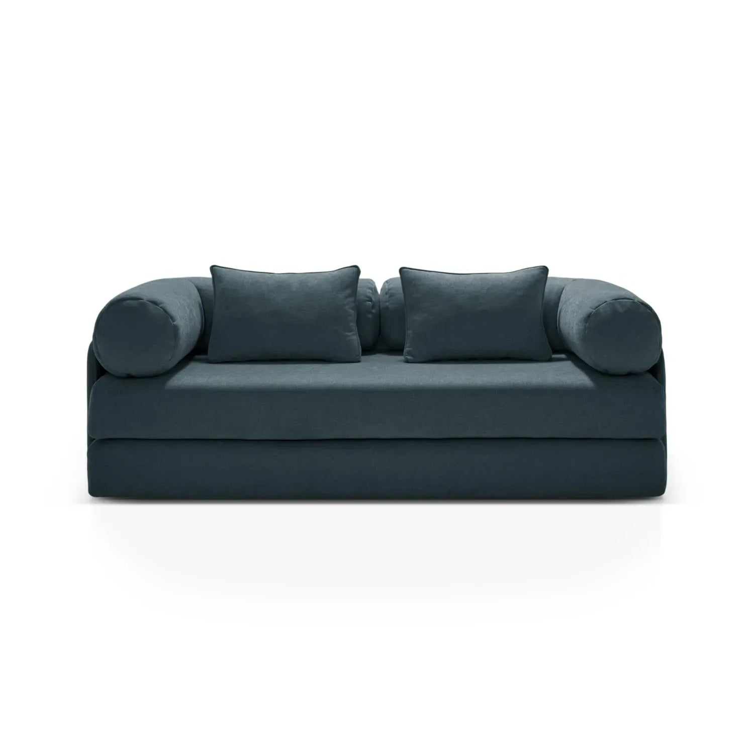 Dreamy 3-Sitzer Sofa mit Schlaffunktion, aus Strukturstoff, 206x95 cm - ZEN ZONE Furniture