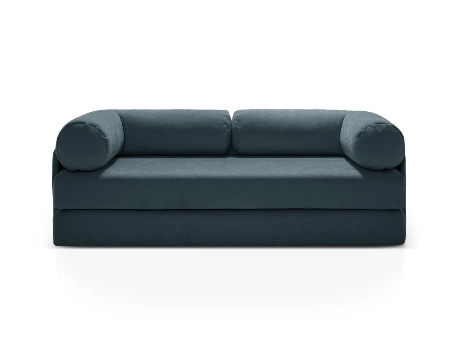 Dreamy 3-Sitzer Sofa mit Schlaffunktion, aus Strukturierter Stoff in Deep Petrol (Liberty 13), 206x95 cm von Micadoni – Bild 3
