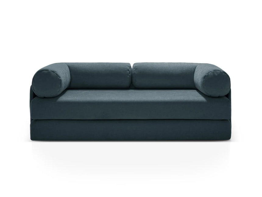 Dreamy 3-Sitzer Sofa mit Schlaffunktion, aus Strukturierter Stoff in Deep Petrol (Liberty 13), 206x95 cm von Micadoni – Bild 3
