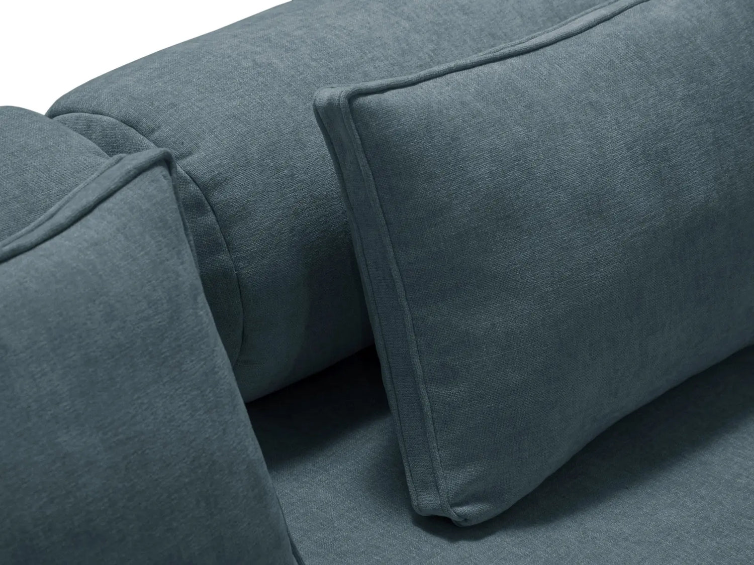 Dreamy 3-Sitzer Sofa mit Schlaffunktion, aus Strukturierter Stoff in Deep Petrol (Liberty 13), 206x95 cm von Micadoni – Bild 9