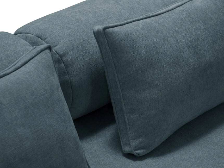 Dreamy 3-Sitzer Sofa mit Schlaffunktion, aus Strukturierter Stoff in Deep Petrol (Liberty 13), 206x95 cm von Micadoni – Bild 9