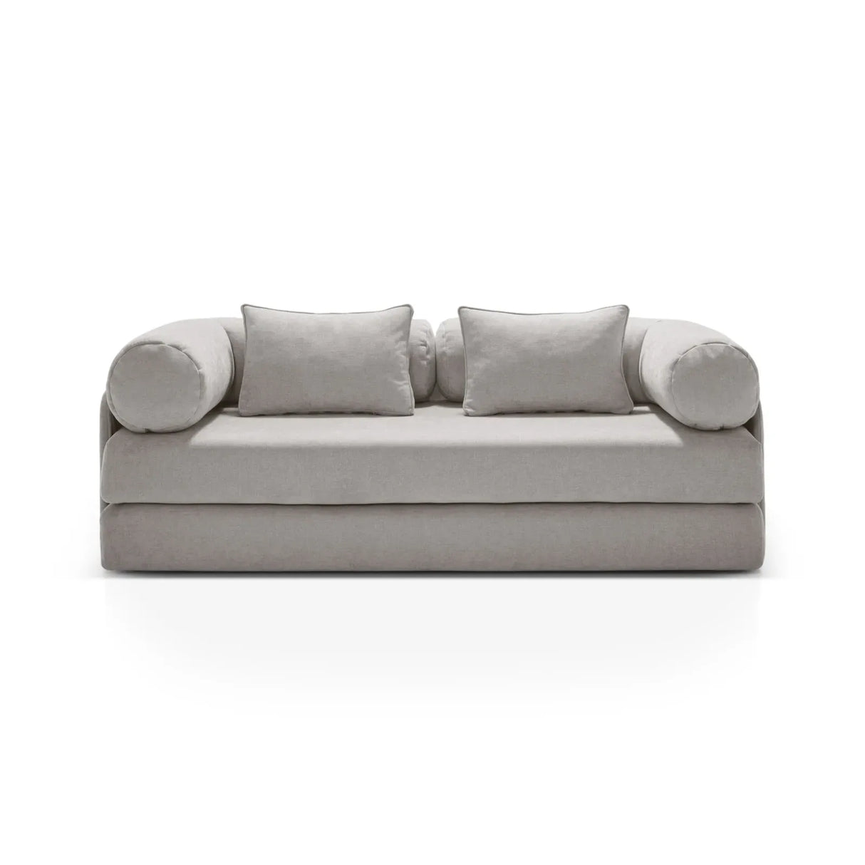 Dreamy 3-Sitzer Sofa mit Schlaffunktion, aus Strukturstoff, 206x95 cm - ZEN ZONE Furniture