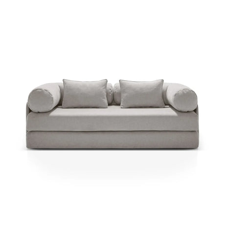 Dreamy 3-Sitzer Sofa mit Schlaffunktion, aus Strukturstoff, 206x95 cm - ZEN ZONE Furniture