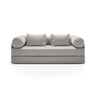 Dreamy 3-Sitzer Sofa mit Schlaffunktion, aus Strukturstoff, 206x95 cm - ZEN ZONE Furniture