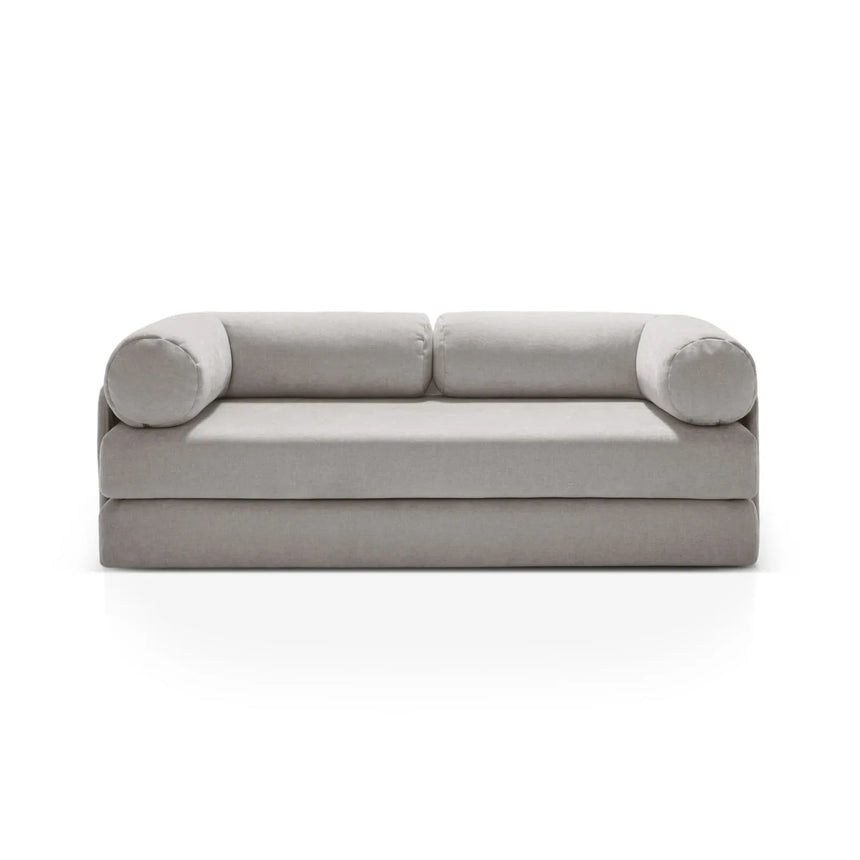 Dreamy 3-Sitzer Sofa mit Schlaffunktion, aus Strukturstoff, 206x95 cm - ZEN ZONE Furniture