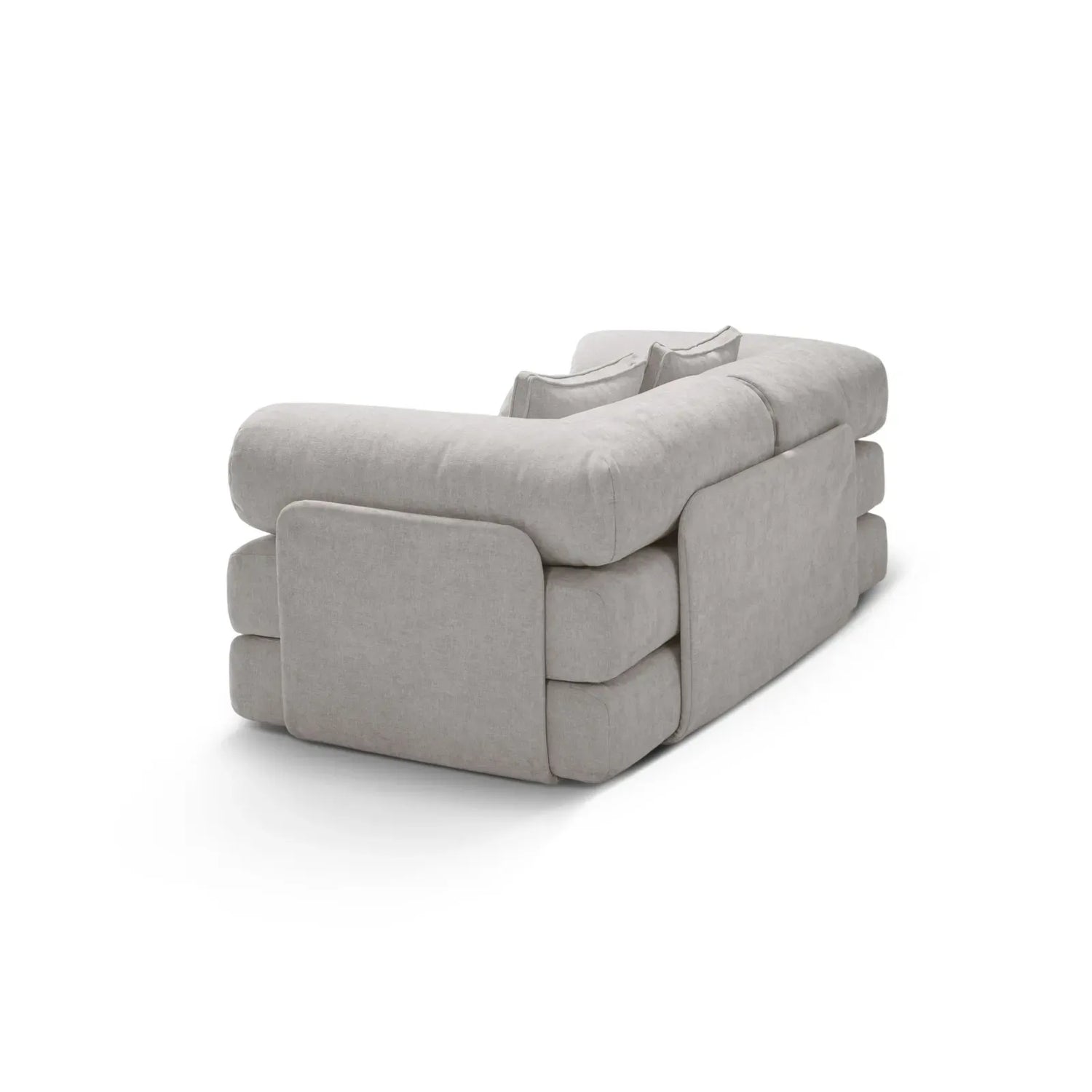 Dreamy 3-Sitzer Sofa mit Schlaffunktion, aus Strukturstoff, 206x95 cm - ZEN ZONE Furniture