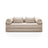 Dreamy 3-Sitzer Sofa mit Schlaffunktion, aus Strukturstoff, 206x95 cm - ZEN ZONE Furniture