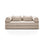Dreamy 3-Sitzer Sofa mit Schlaffunktion, aus Strukturstoff, 206x95 cm - ZEN ZONE Furniture