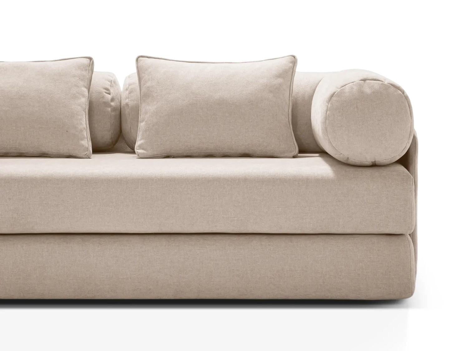 Dreamy 3-Sitzer Sofa mit Schlaffunktion, aus Strukturstoff, 206x95 cm von Micadoni – Bild 8
