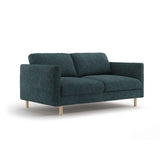 Eden 2-Sitzer Sofa aus Strukturierter Stoff in Grün Blau meliert (Puente 39), 146x92 cm von Micadoni – Bild 3