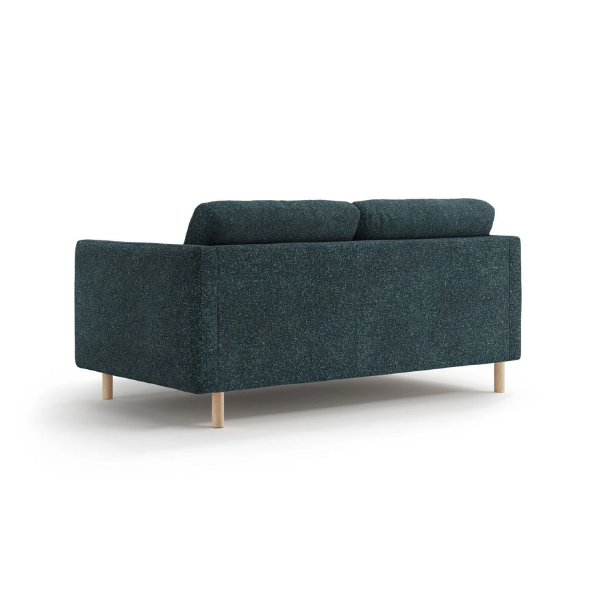 Eden 2-Sitzer Sofa aus Strukturierter Stoff in Grün Blau meliert (Puente 39), 146x92 cm von Micadoni – Bild 4