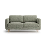Eden 2-Sitzer Sofa aus Strukturierter Stoff in Moosgrün meliert (Puente 33), 146x92 cm von Micadoni – Bild 1