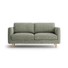 Eden 2-Sitzer Sofa aus Strukturierter Stoff in Moosgrün meliert (Puente 33), 146x92 cm von Micadoni – Bild 1