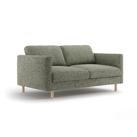 Eden 2-Sitzer Sofa aus Strukturierter Stoff in Moosgrün meliert (Puente 33), 146x92 cm von Micadoni – Bild 3