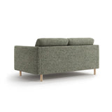 Eden 2-Sitzer Sofa aus Strukturierter Stoff in Moosgrün meliert (Puente 33), 146x92 cm von Micadoni – Bild 4