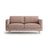 Eden 2-Sitzer Sofa aus Strukturierter Stoff in Pink Melange (Puente 68), 146x92 cm von Micadoni – Bild 1