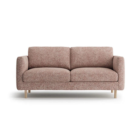 Eden 2-Sitzer Sofa aus Strukturierter Stoff in Pink Melange (Puente 68), 146x92 cm von Micadoni – Bild 1