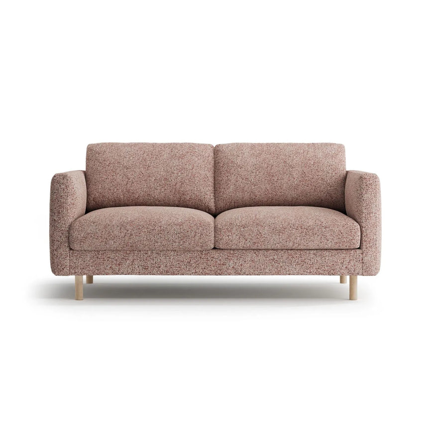 Eden 2-Sitzer Sofa aus Strukturierter Stoff in Pink Melange (Puente 68), 146x92 cm von Micadoni – Bild 1