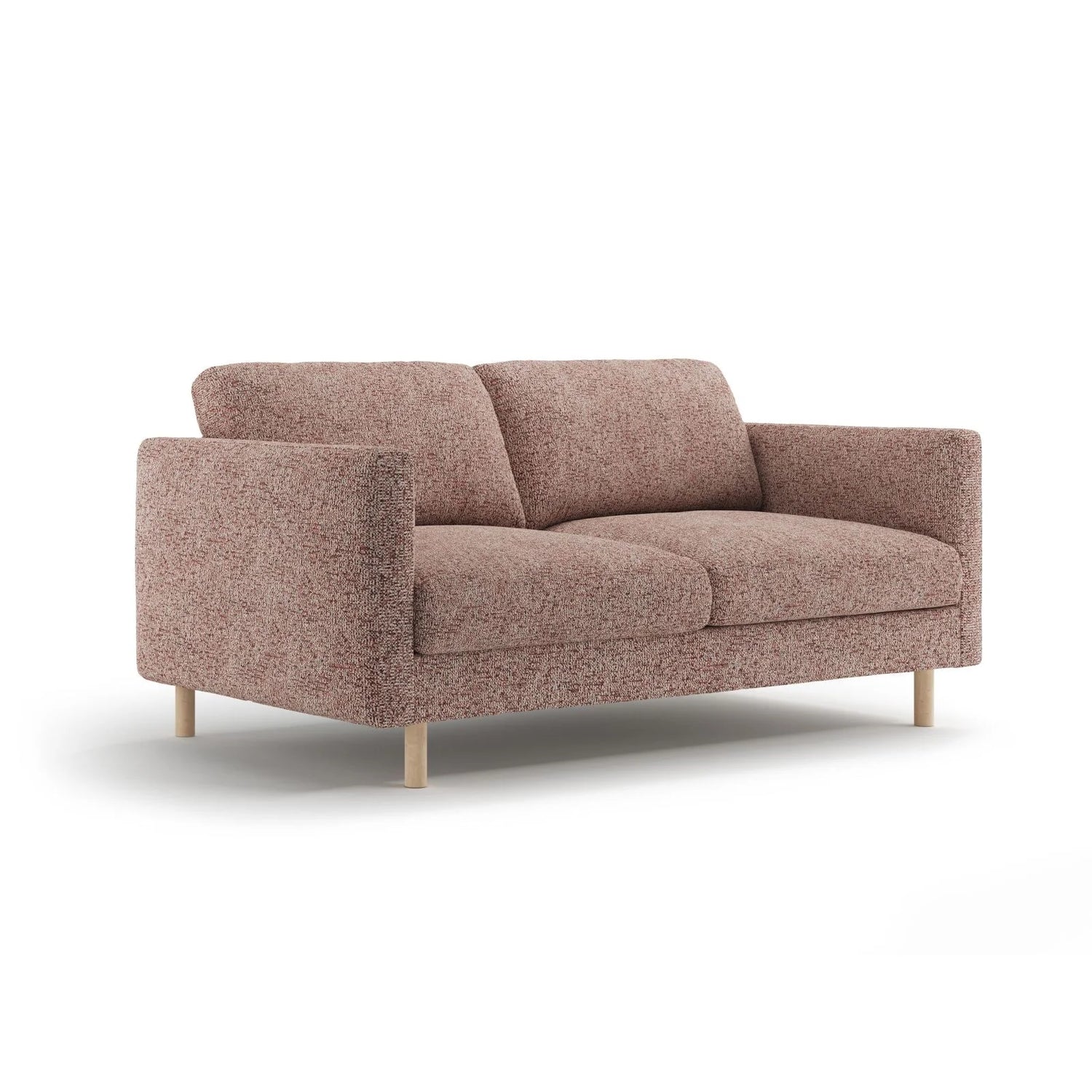 Eden 2-Sitzer Sofa aus Strukturierter Stoff in Pink Melange (Puente 68), 146x92 cm von Micadoni – Bild 3