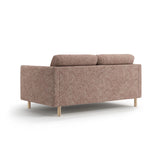 Eden 2-Sitzer Sofa aus Strukturierter Stoff in Pink Melange (Puente 68), 146x92 cm von Micadoni – Bild 4