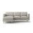 Eden 3-Sitzer Ecksofa, Linke Seite, aus Strukturstoff, 223x150 cm von Micadoni – Bild 1