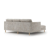 Eden 3-Sitzer Ecksofa, Linke Seite, aus Strukturstoff, 223x150 cm von Micadoni – Bild 4