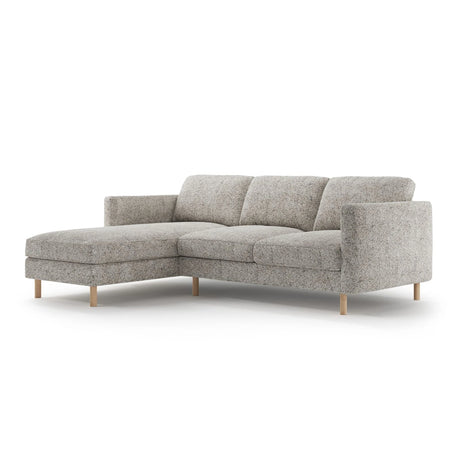Eden 3-Sitzer Ecksofa, Linke Seite, aus Strukturstoff, 250x150 cm von Micadoni – Bild 3