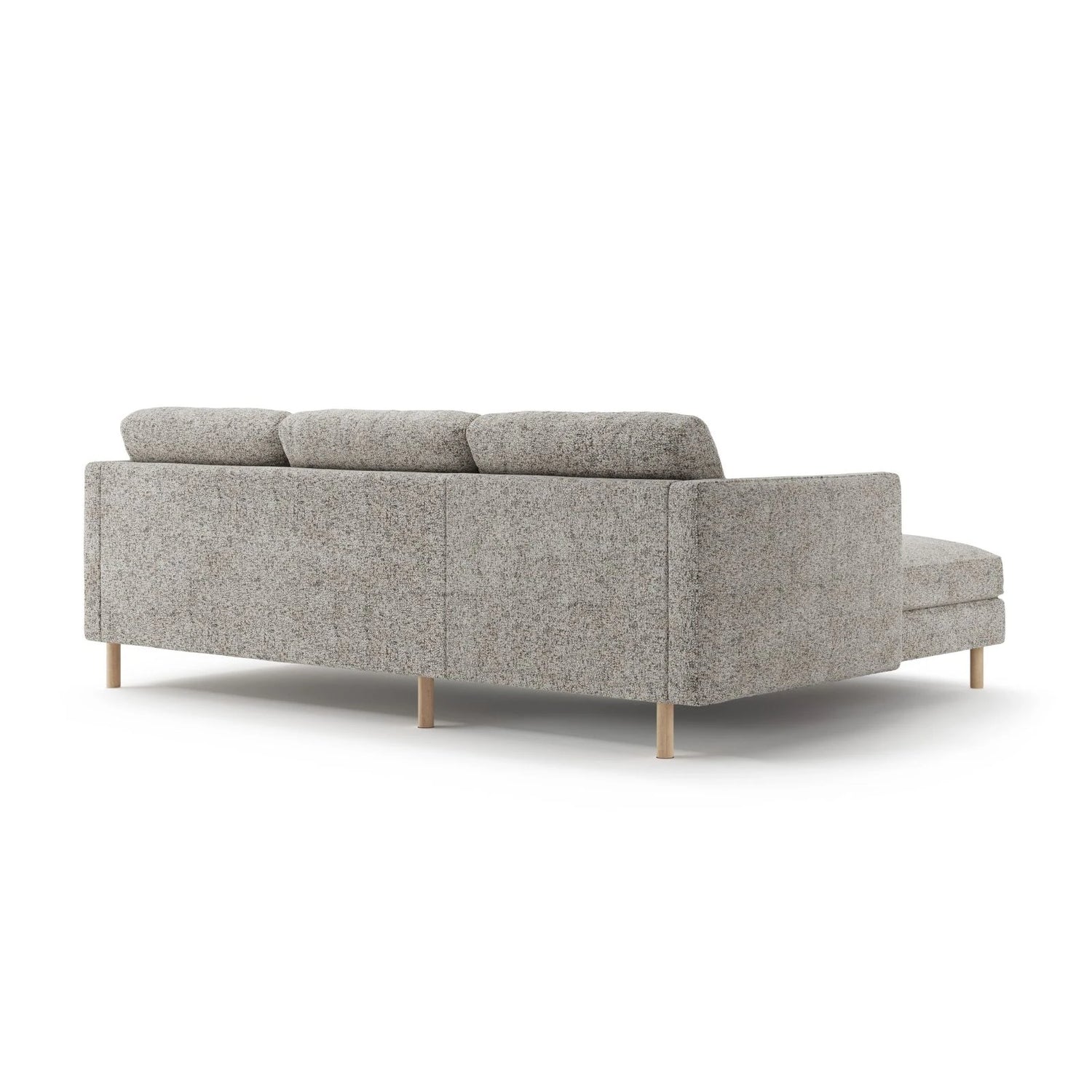 Eden 3-Sitzer Ecksofa, Linke Seite, aus Strukturstoff, 250x150 cm von Micadoni – Bild 4