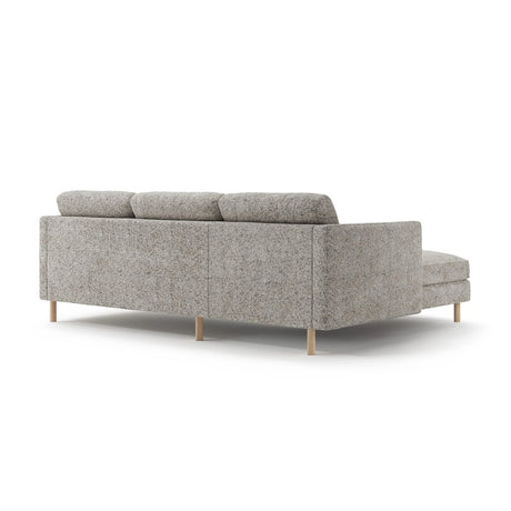 Eden 3-Sitzer Ecksofa, Linke Seite, aus Strukturstoff, 250x150 cm von Micadoni – Bild 4