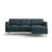 Eden 3-Sitzer Ecksofa, Rechte Seite, aus Strukturierter Stoff in Grün Blau meliert (Puente 39), 223x150 cm von Micadoni – Bild 1