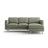Eden 3-Sitzer Ecksofa, Rechte Seite, aus Strukturierter Stoff in Moosgrün meliert (Puente 33), 223x150 cm von Micadoni – Bild 1