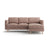 Eden 3-Sitzer Ecksofa, Rechte Seite, aus Strukturierter Stoff in Pink Melange (Puente 68), 223x150 cm von Micadoni – Bild 1