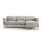 Eden 3-Sitzer Ecksofa, Rechte Seite, aus Strukturstoff, 250x150 cm von Micadoni – Bild 1