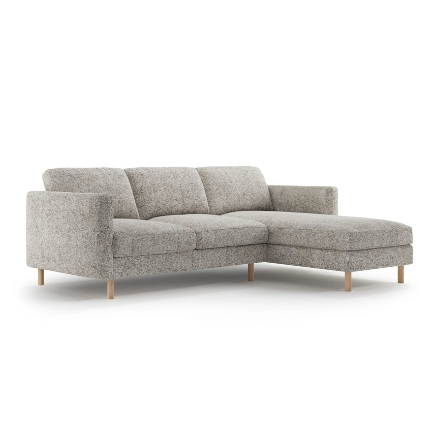 Eden 3-Sitzer Ecksofa, Rechte Seite, aus Strukturstoff, 250x150 cm von Micadoni – Bild 3