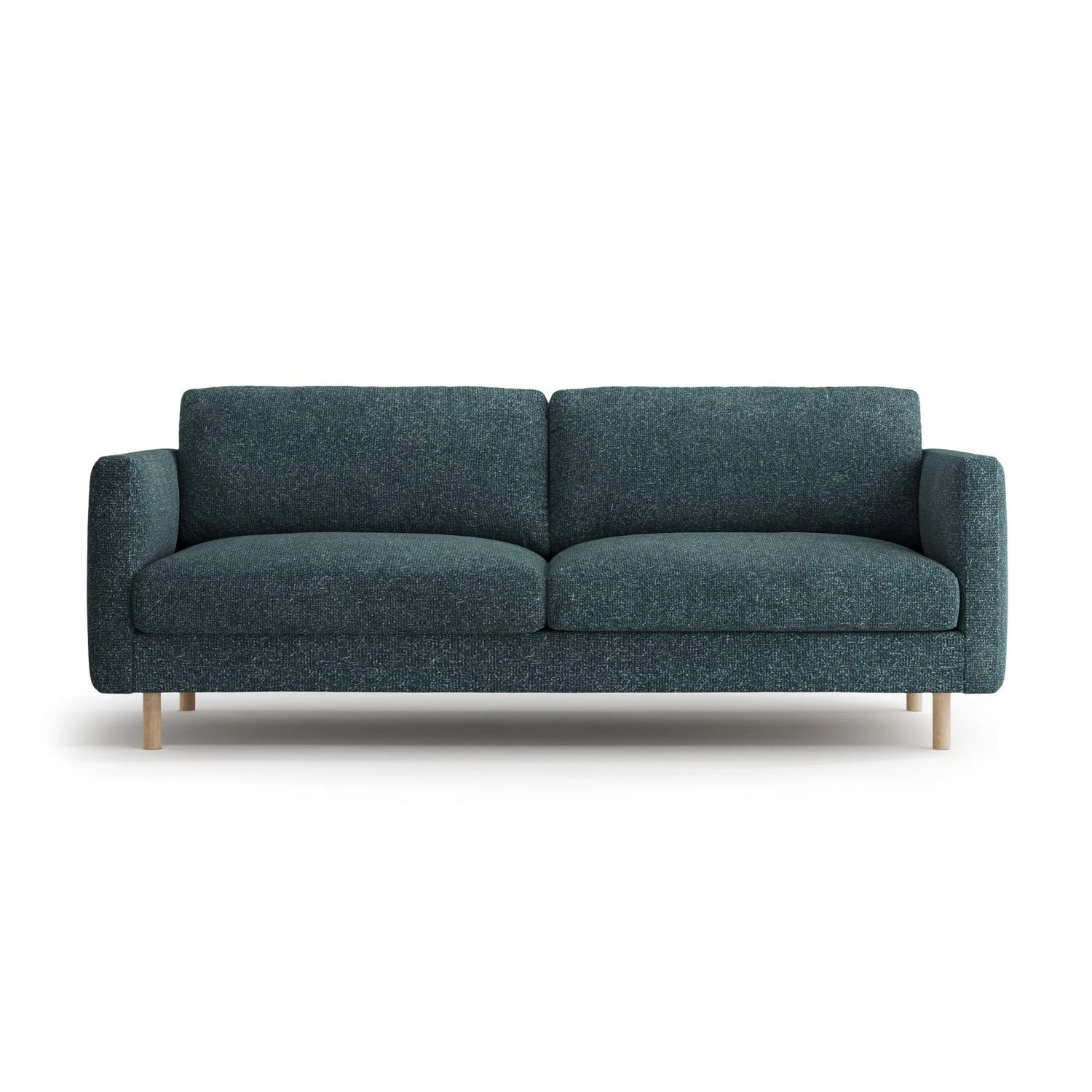 Eden 3-Sitzer Sofa aus Strukturierter Stoff in Grün Blau meliert (Puente 39), 173x92 cm von Micadoni – Bild 1