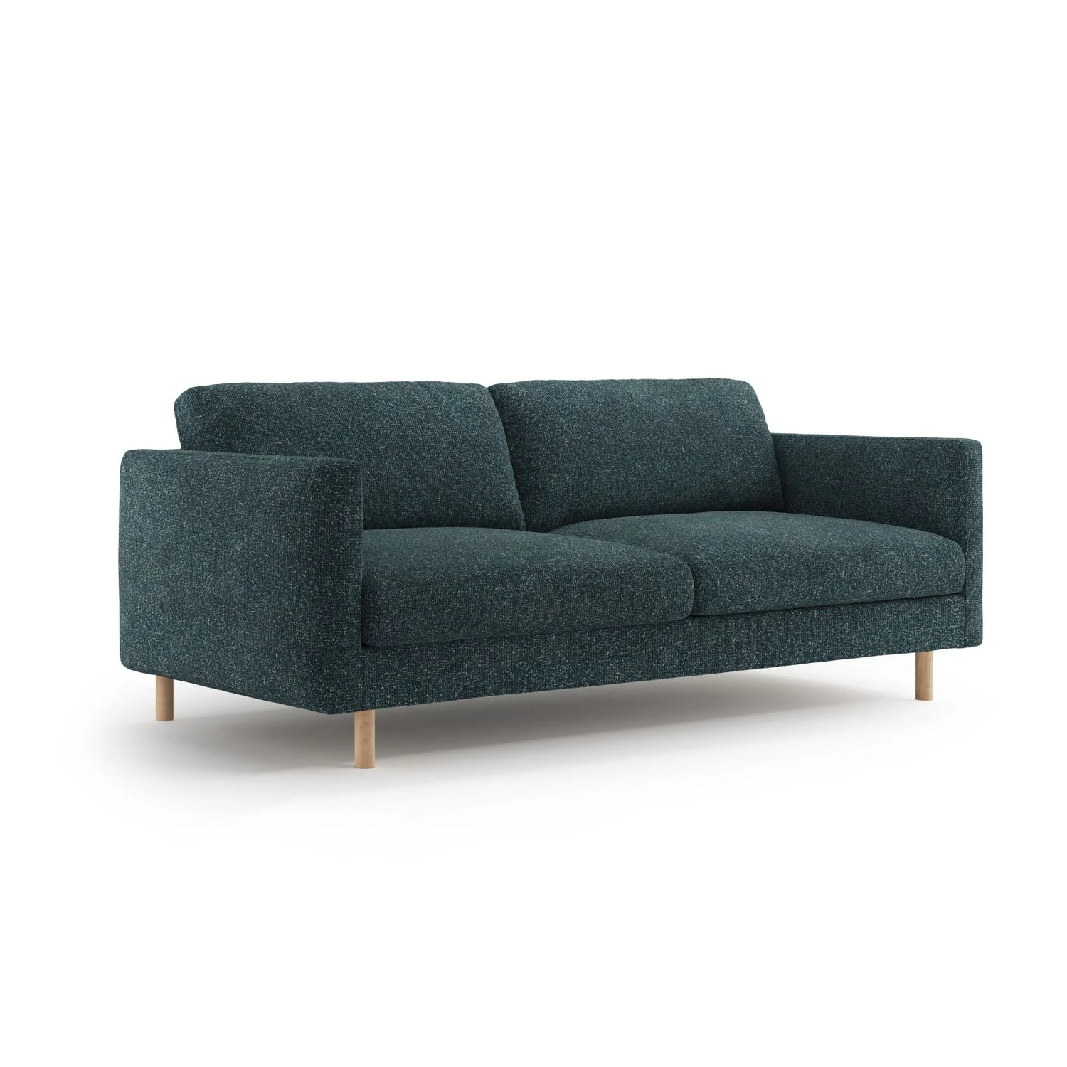 Eden 3-Sitzer Sofa aus Strukturierter Stoff in Grün Blau meliert (Puente 39), 173x92 cm von Micadoni – Bild 3