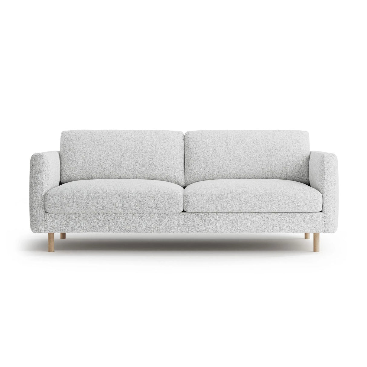 Eden 3-Sitzer Sofa aus Strukturierter Stoff in Hellgrau melange (Puente 80), 173x92 cm von Micadoni – Bild 1