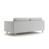Eden 3-Sitzer Sofa aus Strukturierter Stoff in Hellgrau melange (Puente 80), 173x92 cm von Micadoni – Bild 4