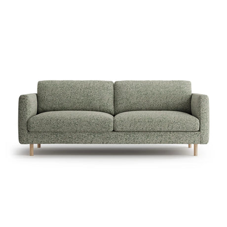 Eden 3-Sitzer Sofa aus Strukturierter Stoff in Moosgrün meliert (Puente 33), 173x92 cm von Micadoni – Bild 1