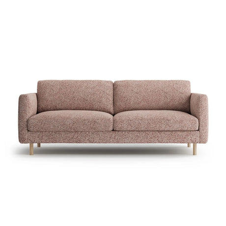 Eden 3-Sitzer Sofa aus Strukturierter Stoff in Pink Melange (Puente 68), 173x92 cm von Micadoni – Bild 1
